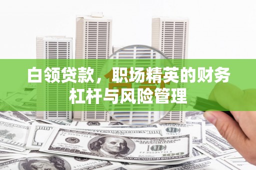淄博白领贷款，职场精英的财务杠杆与风险管理