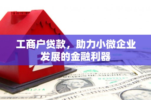 淄博工商户贷款，助力小微企业发展的金融利器