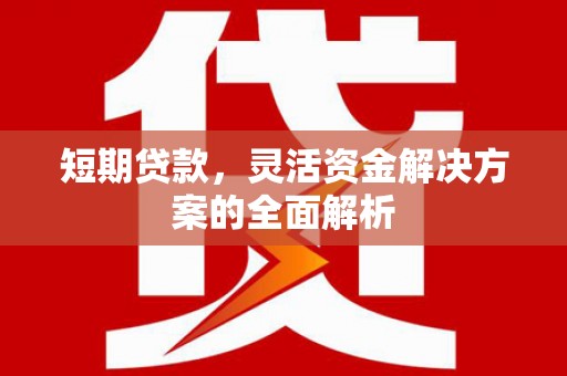 淄博短期贷款，灵活资金解决方案的全面解析