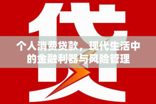淄博个人消费贷款，现代生活中的金融利器与风险管理