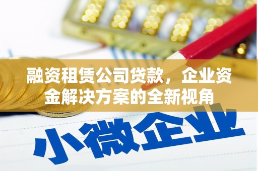 淄博融资租赁公司贷款，企业资金解决方案的全新视角