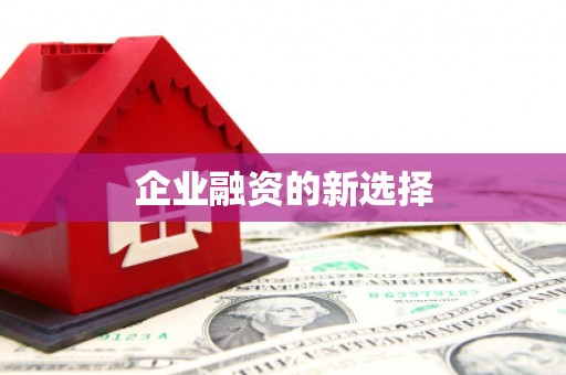 淄博企业融资的新选择