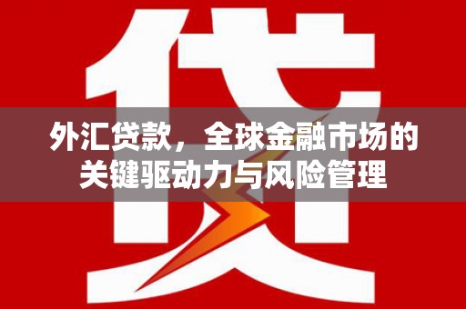 淄博外汇贷款，全球金融市场的关键驱动力与风险管理