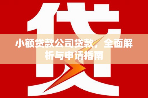 淄博小额贷款公司贷款，全面解析与申请指南