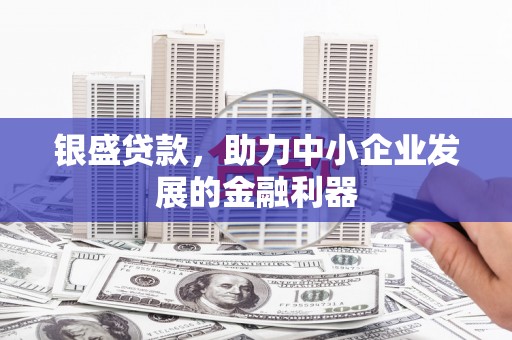 淄博银盛贷款，助力中小企业发展的金融利器