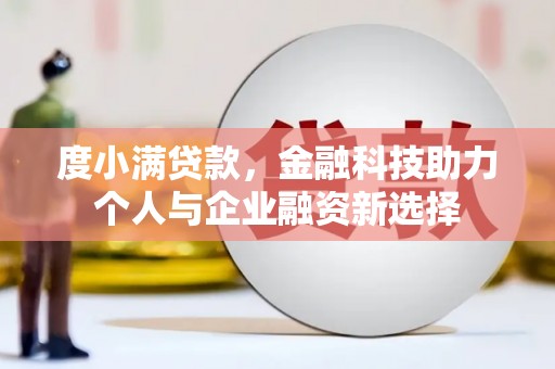 淄博度小满贷款，金融科技助力个人与企业融资新选择
