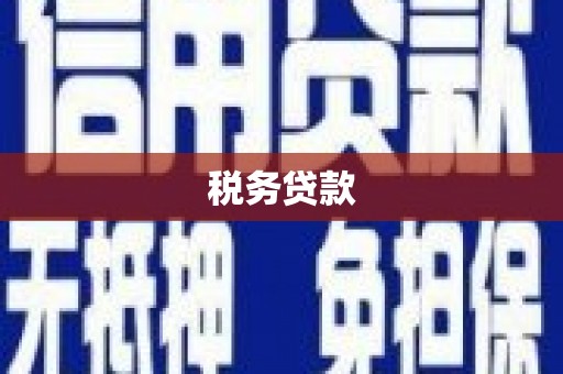 淄博税务贷款