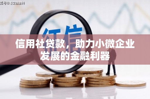淄博信用社贷款，助力小微企业发展的金融利器