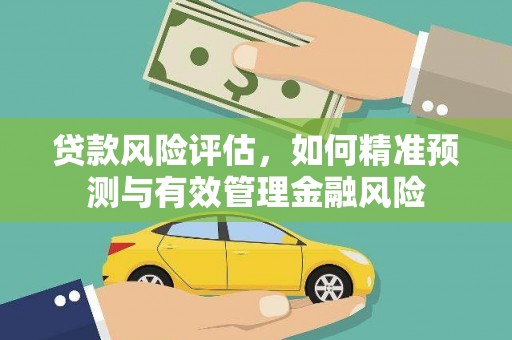 淄博贷款风险评估，如何精准预测与有效管理金融风险