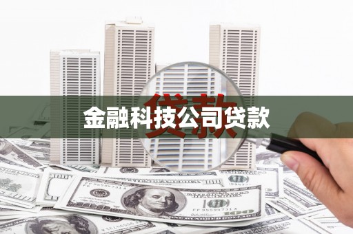 淄博金融科技公司贷款