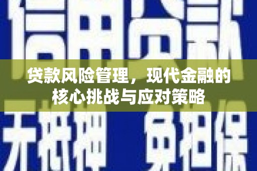 淄博贷款风险管理，现代金融的核心挑战与应对策略