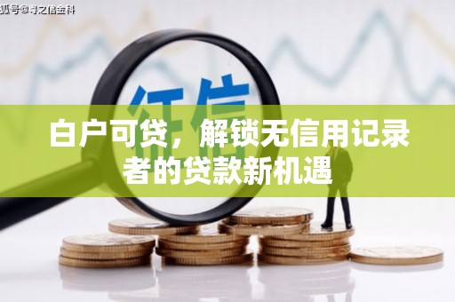 淄博白户可贷，解锁无信用记录者的贷款新机遇