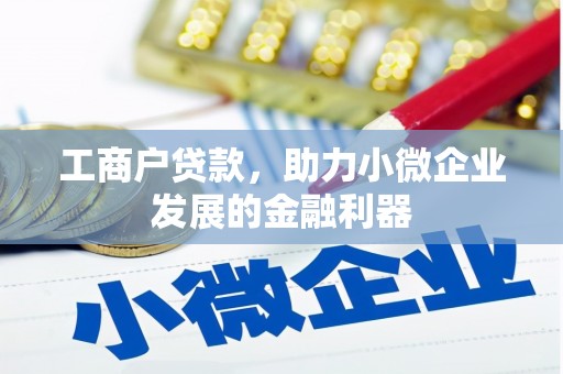淄博工商户贷款，助力小微企业发展的金融利器