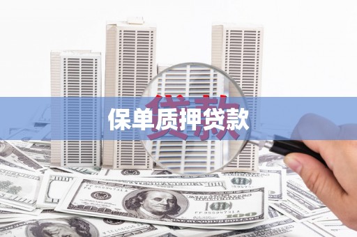 淄博保单质押贷款