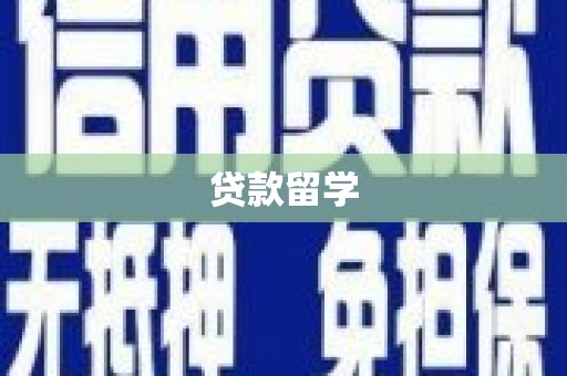 淄博贷款留学