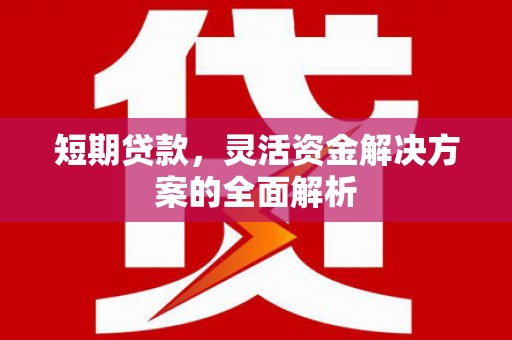 淄博短期贷款，灵活资金解决方案的全面解析