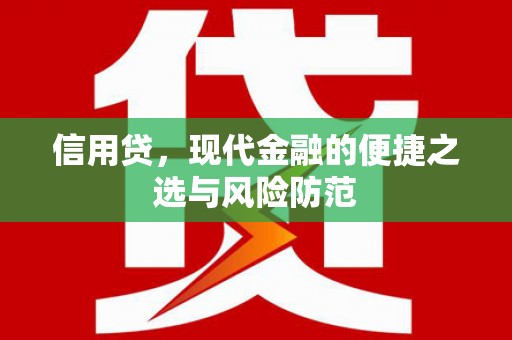 淄博信用贷，现代金融的便捷之选与风险防范
