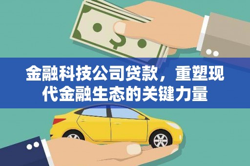 淄博金融科技公司贷款，重塑现代金融生态的关键力量